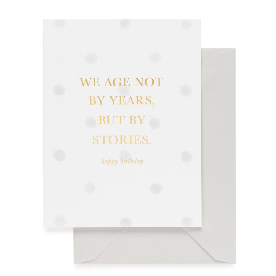 Greeting Cards Sugar Paper | Not By Years But By Stories