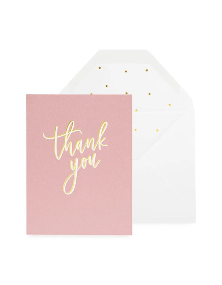 Greeting Cards Sugar Paper | Thank You Script