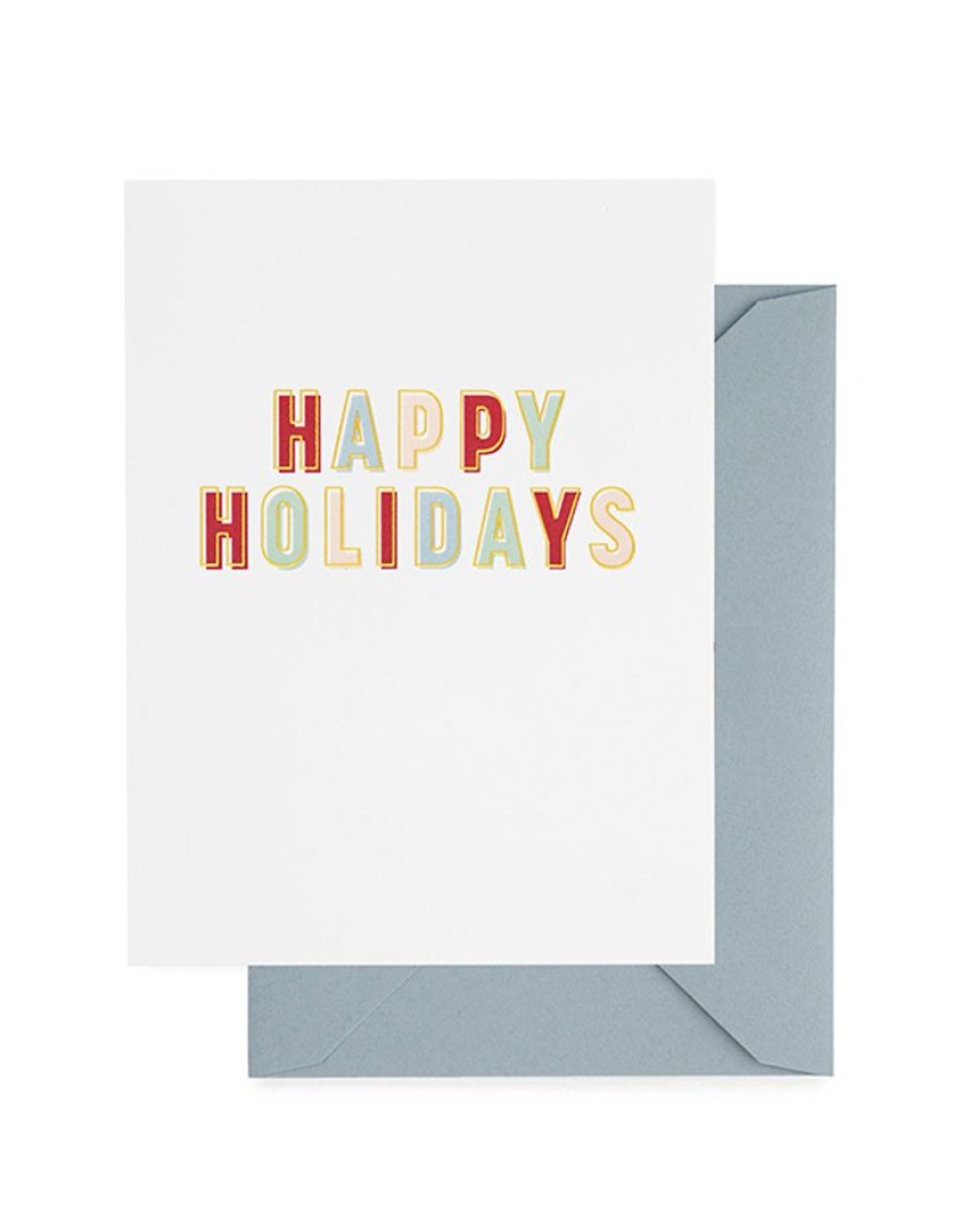 Holidays Sugar Paper Holiday Cards, Boxed | Colorful Happy Holidays, Box