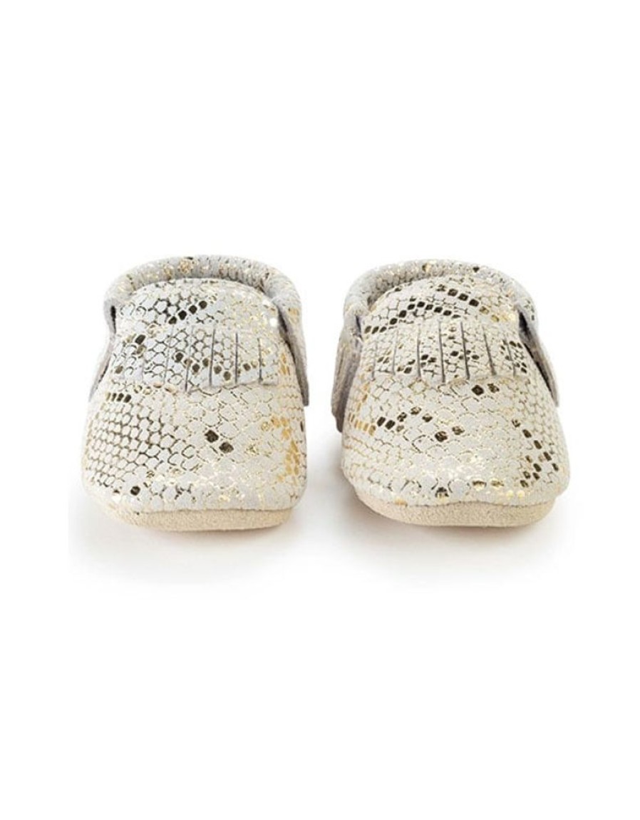 Home & Gift BirdRock Baby | Rattlesnake Genuine Leather Baby Moccasins