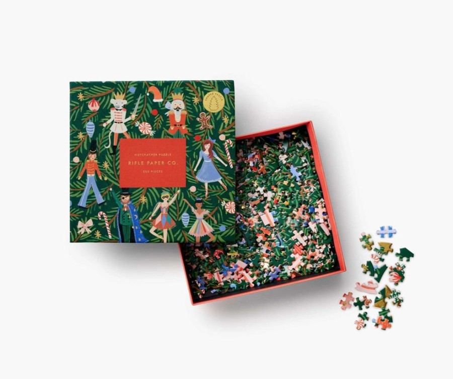 Holidays Rifle Paper Co. Holiday Decor & Gifts | Nutcracker Jigsaw Puzzle