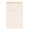 Paper & Office Sugar Paper Notebooks | Top Spiral Notebook-Rose Linen Stripe