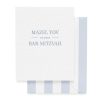 Greeting Cards Sugar Paper | Bar Mitzvah, Blue