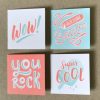 Paper & Office 2021 Co. Everyday Notes | Fluorescent Superlatives Lunchbox Notes