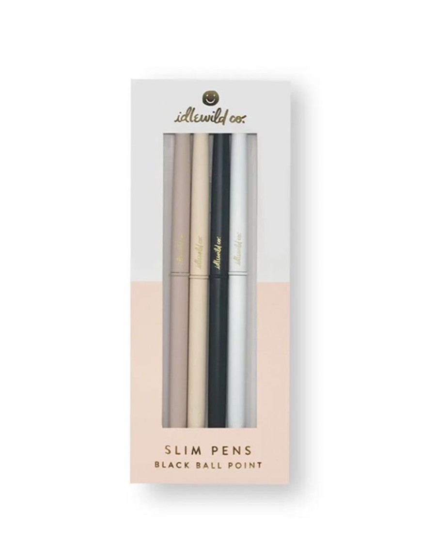 Paper & Office Idlewild Co. Pens & Pencils | Neutrals Matte Slim Pen Collection