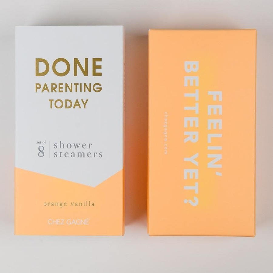 Bath & Body Chez Gagne Letterpress | Done Parenting Today Shower Steamers