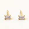 Accessories JaxKelly Earrings | Lilac Baguette