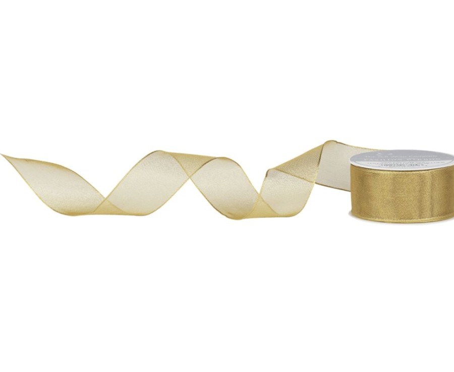 Party & Gift Wrap The Gift Wrap Company Ribbon | Sheer Wired Ribbon, Various Colors