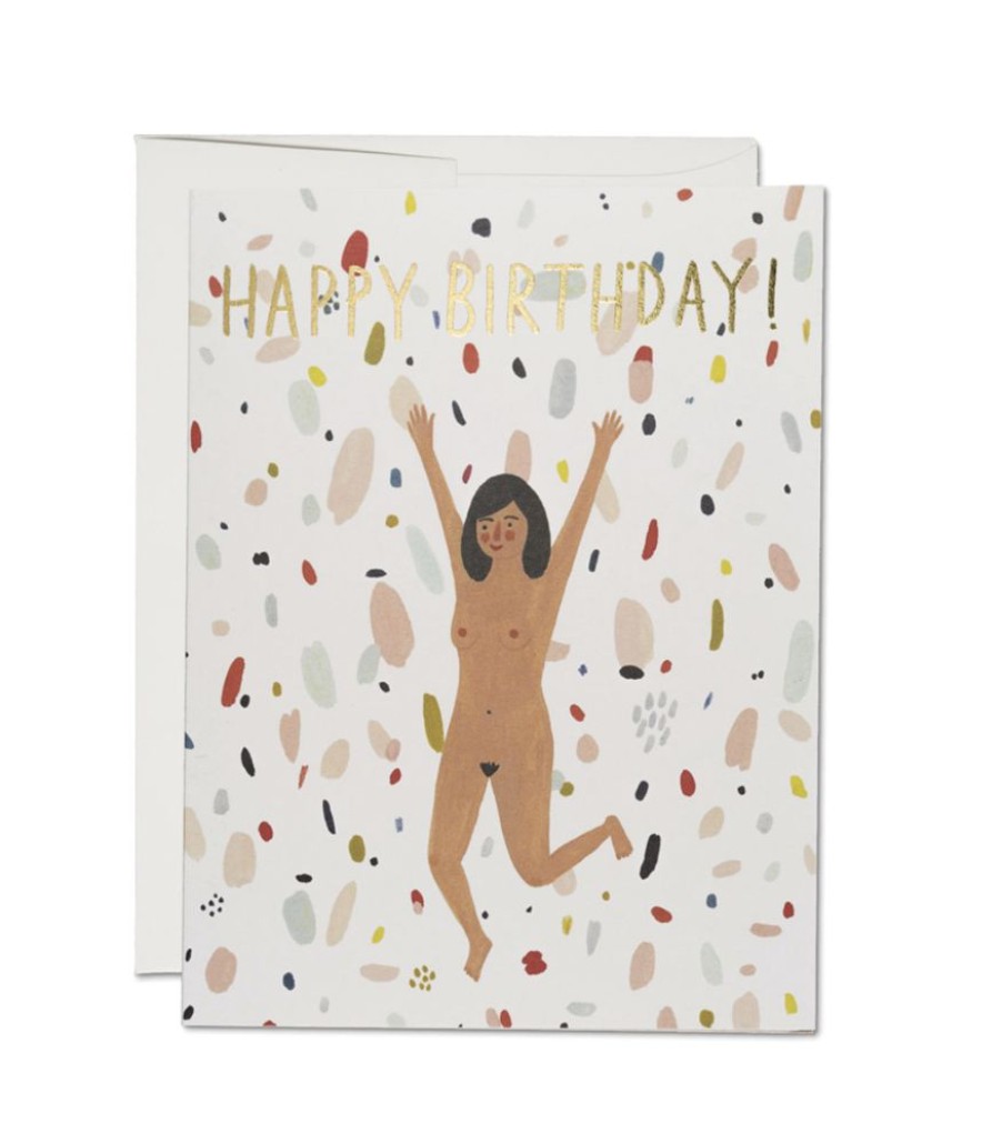 Greeting Cards Red Cap Cards | Birthday Suit