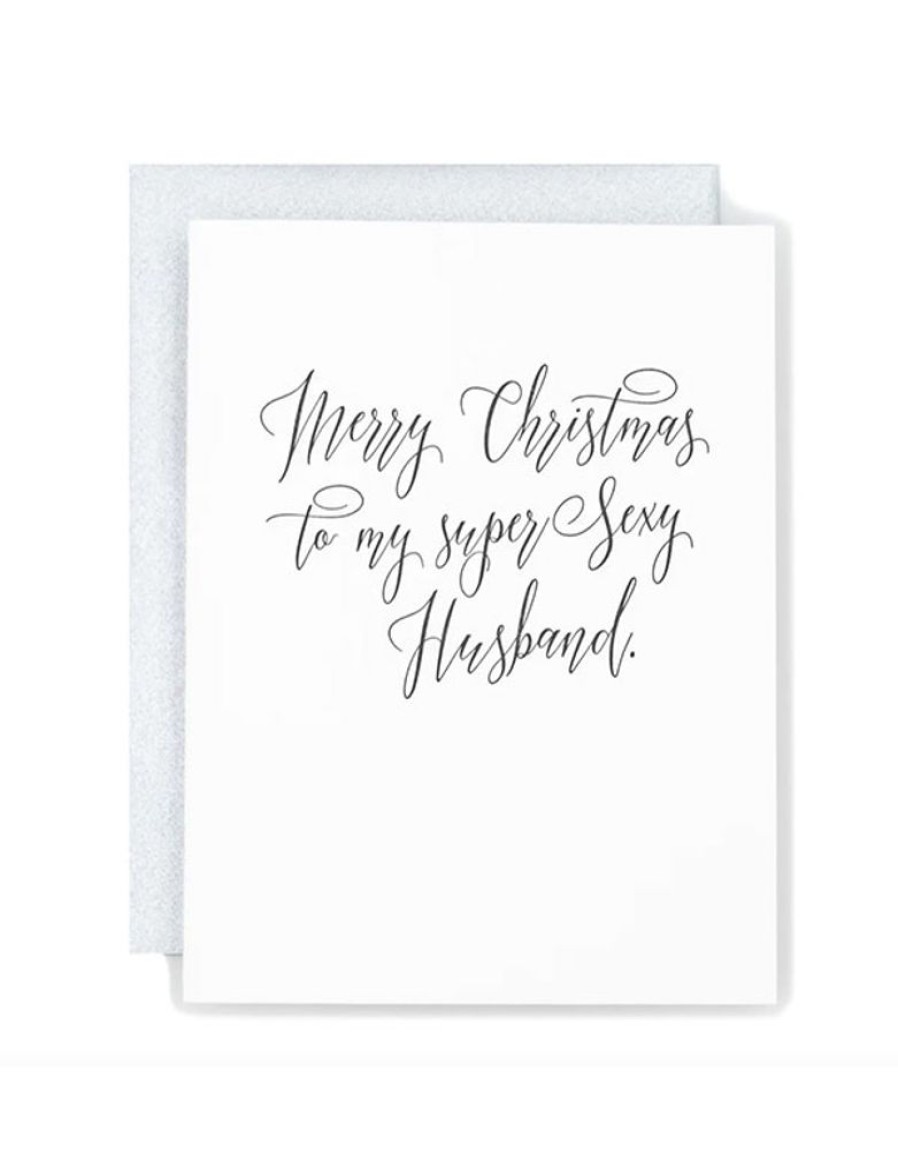 Holidays Paper Epiphanies Holiday Cards, Single | Super Sexy Husband