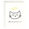 Greeting Cards Paula & Waffle | All Cats Go To Heaven