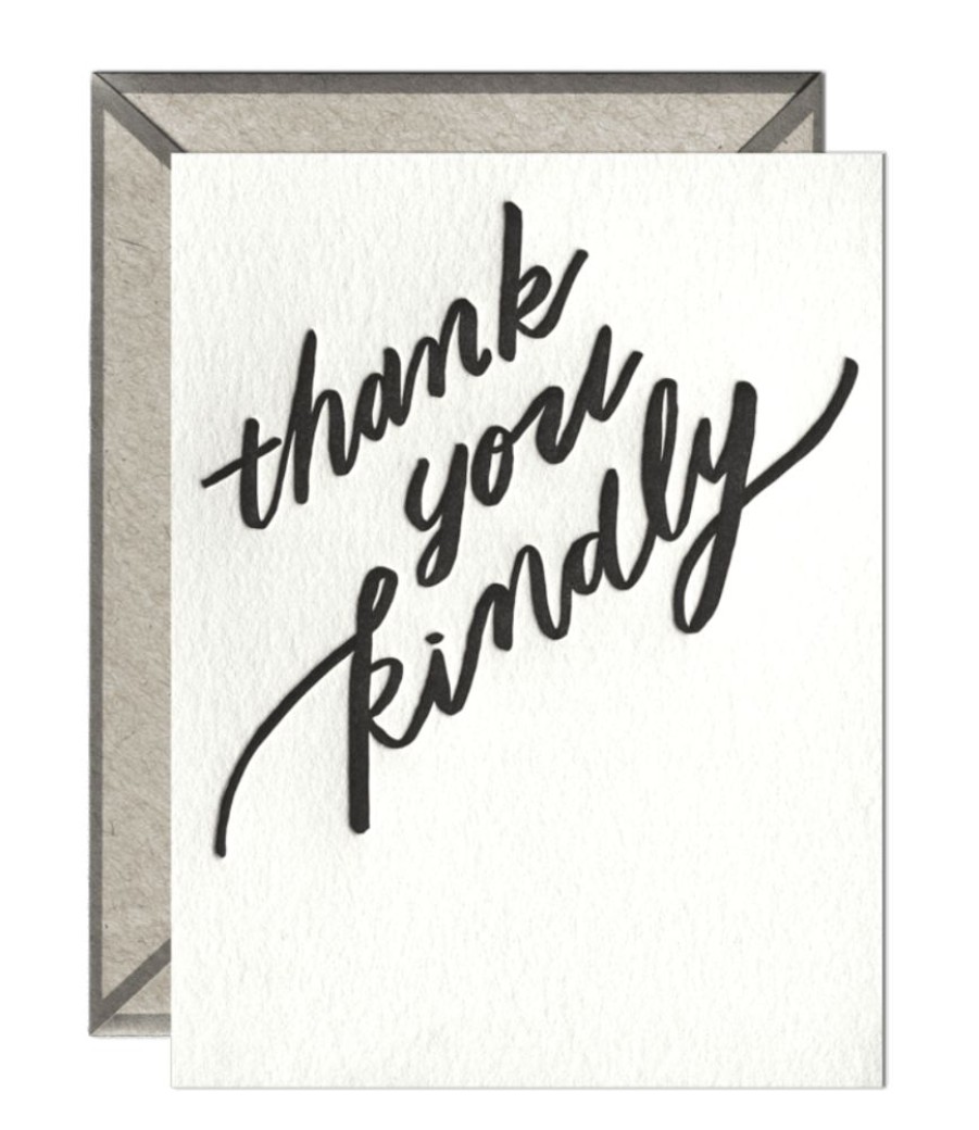 Greeting Cards Ink Meets Paper | Thank You Kindly