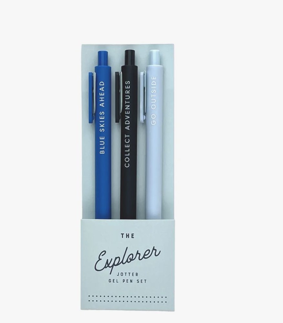 Paper & Office Ruff House Art Pens & Pencils | Explorer Jotter, Set Of 3