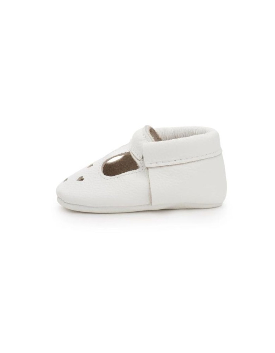 Home & Gift BirdRock Baby | Pearl White Mary Jane Moccasins