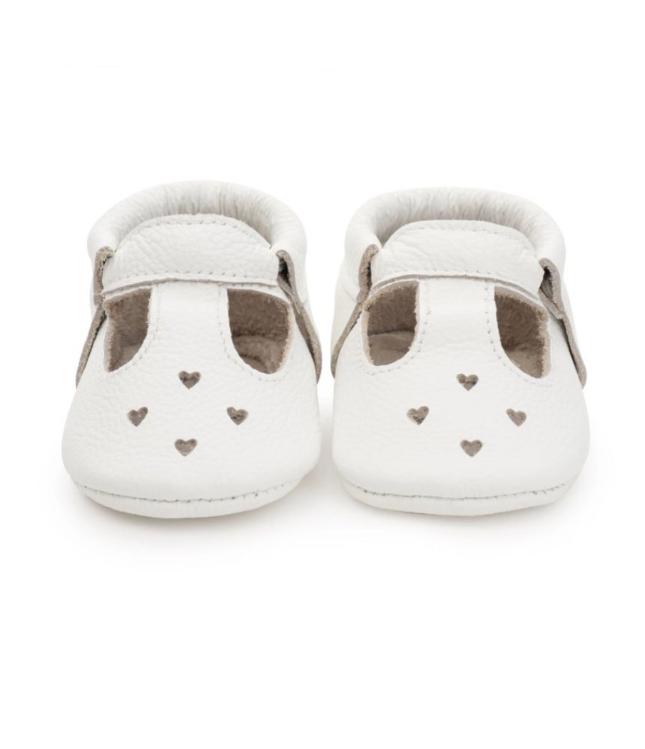 Home & Gift BirdRock Baby | Pearl White Mary Jane Moccasins