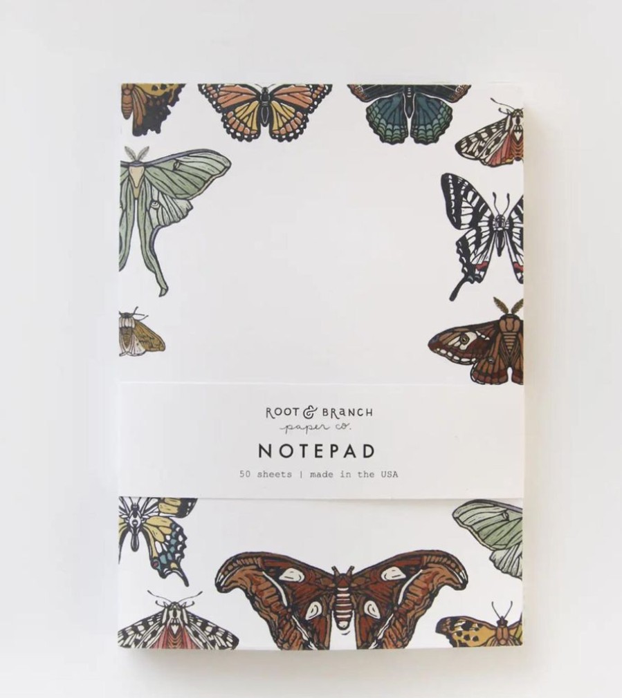 Paper & Office Root & Branch Paper Co. | Butterfly + Moth Notepad