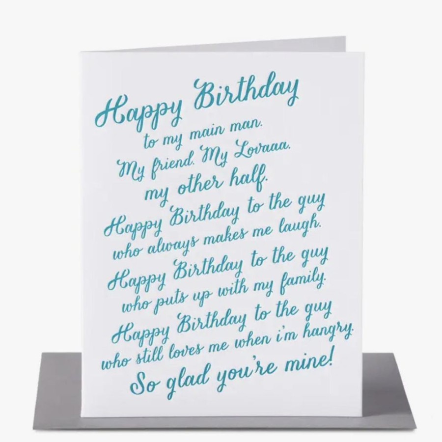 Greeting Cards Paper Epiphanies | Lover Rant Birthday