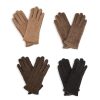 Accessories Two's Company | Sherpa Look Gloves, Black