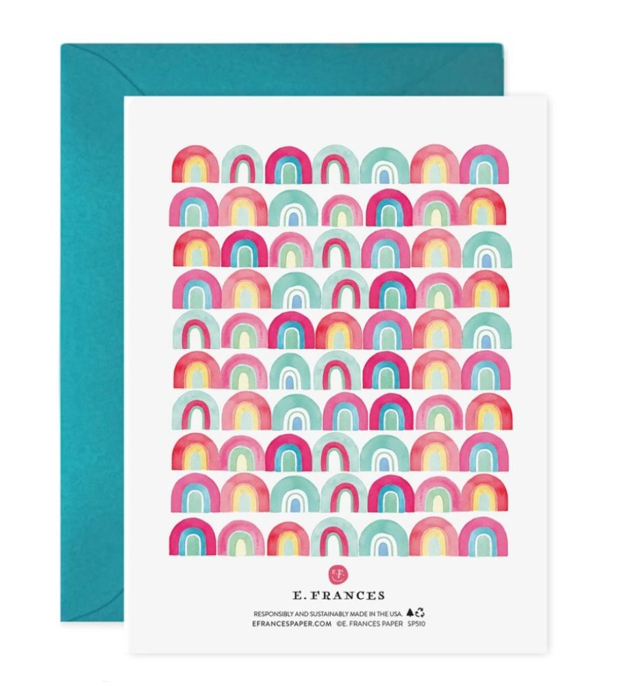 Greeting Cards E. Frances Paper Studio | Happy For You Rainbows