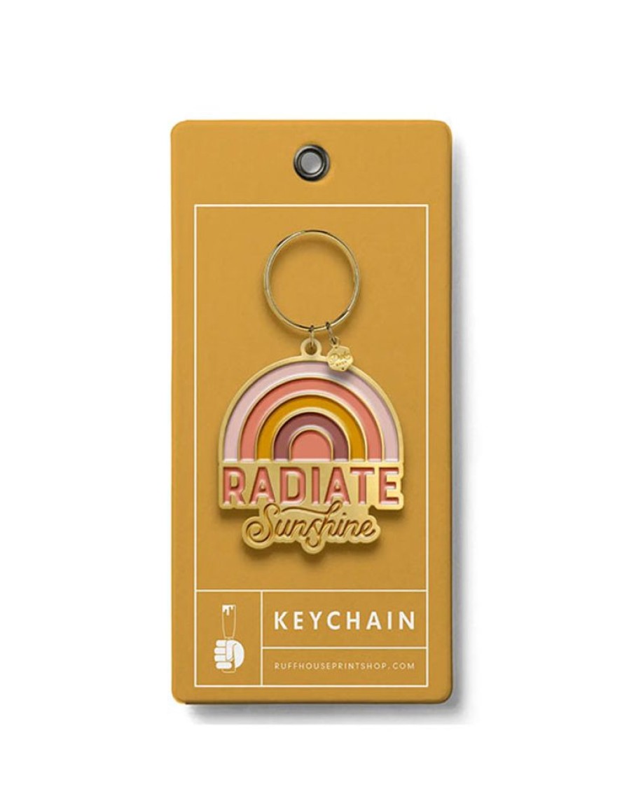 Accessories Ruff House Art | Radiate Sunshine Keychain