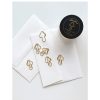 Paper & Office Idlewild Co. Desk Accessories | Mushroom Gold Plated Paper Clips