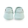 Home & Gift BirdRock Baby | Seafoam Genuine Leather Baby Moccasins