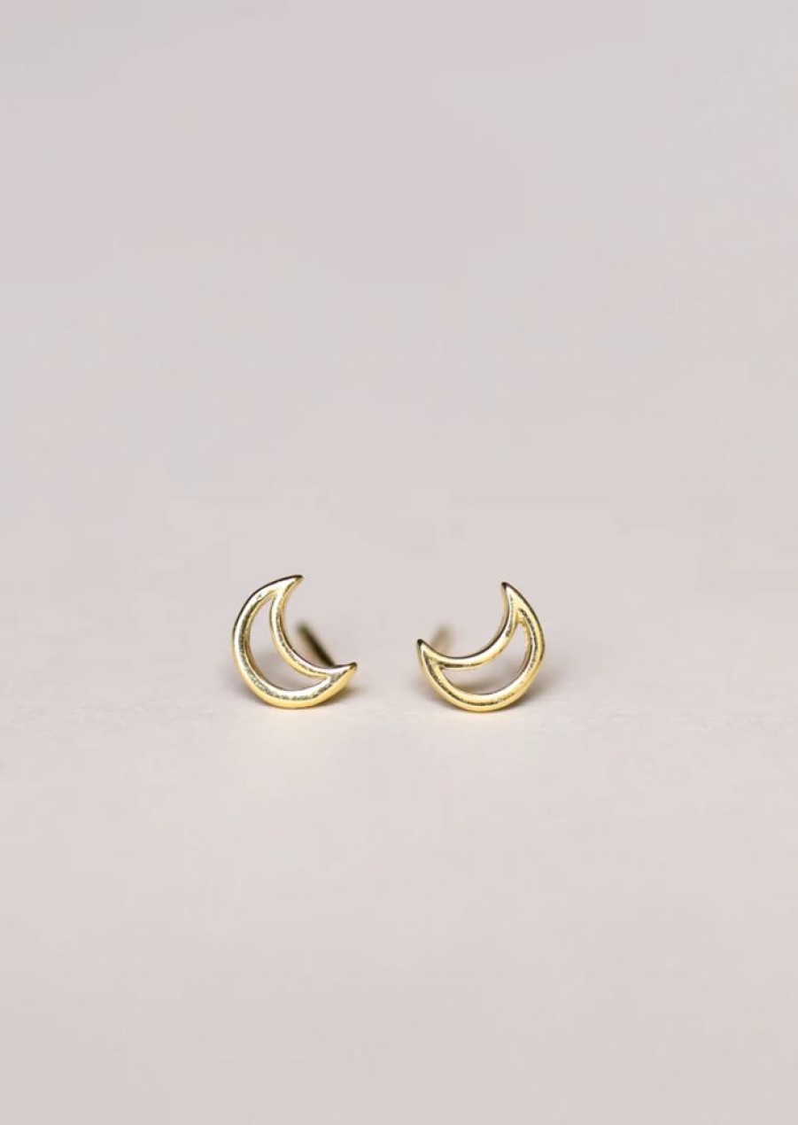 Accessories JaxKelly Earrings | Minimalist Moon