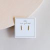 Accessories JaxKelly Earrings | Minimalist Bar