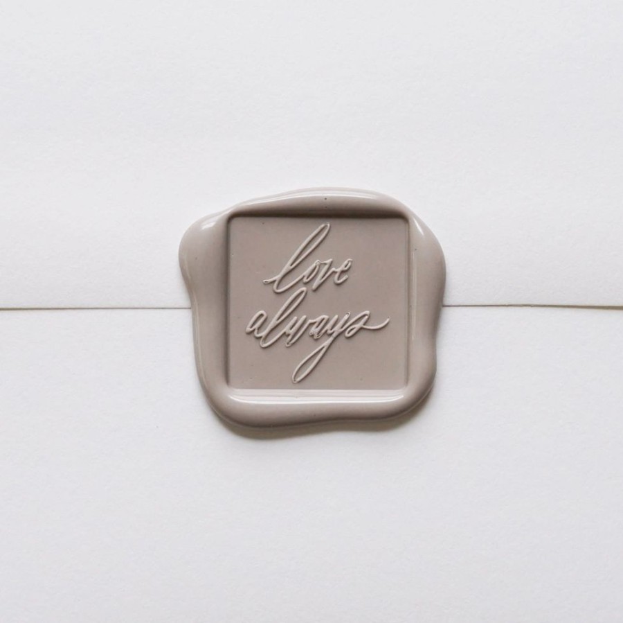 Paper & Office Little Well Paper Co. Desk Accessories | Love Always Wax Seal Set