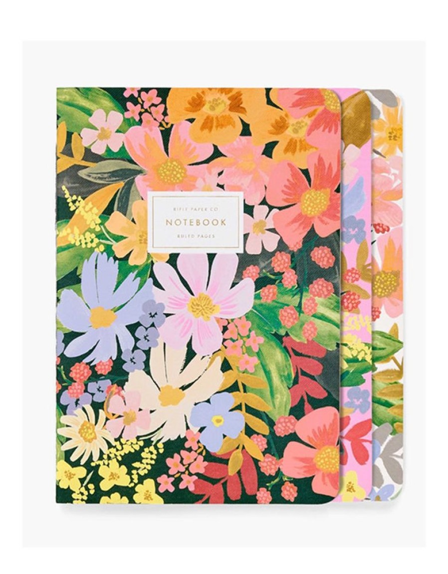 Paper & Office Rifle Paper Co. Notebooks | Assorted Set Of 3 Marguerite Notebooks