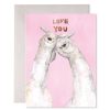 Greeting Cards E. Frances Paper Studio | Llama Love