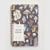 Paper & Office Root & Branch Paper Co. Notebooks | Mushroom & Fungi Spiral Bound Notebook