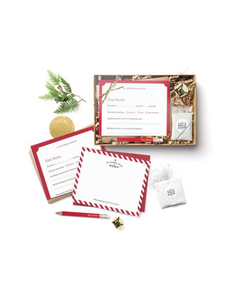 Holidays Inklings Paperie Holiday Cards, Boxed | Santa Letter Kit