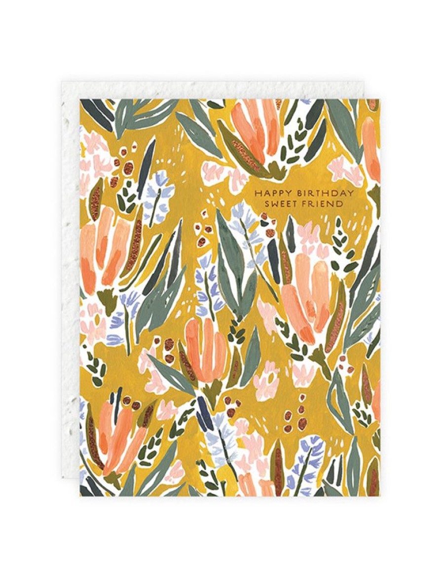 Greeting Cards Seedlings | Sweet Friend Floral