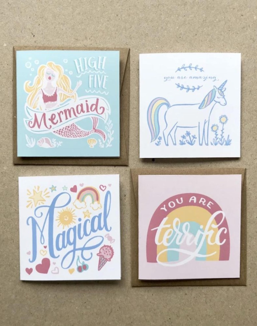 Paper & Office 2021 Co. Everyday Notes | Pastel Whimsy Lunchbox Notes