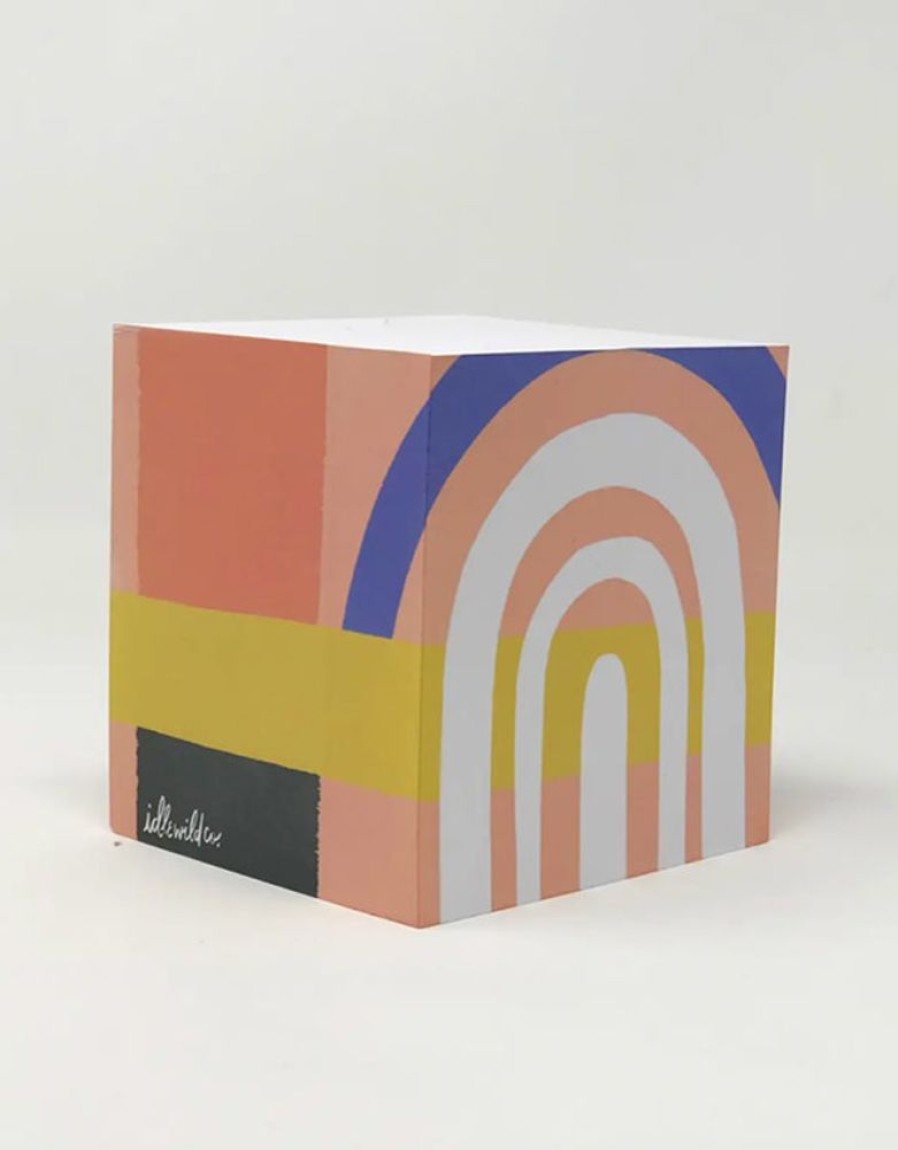 Paper & Office Idlewild Co. Desk Accessories | Color Block Sticky Note Cube