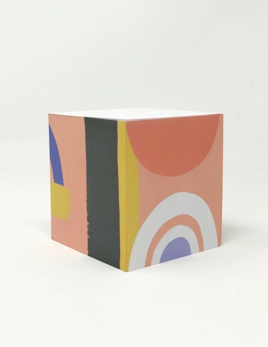 Paper & Office Idlewild Co. Desk Accessories | Color Block Sticky Note Cube