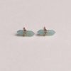 Accessories JaxKelly Earrings | Amazonite Mineral Point Earrings