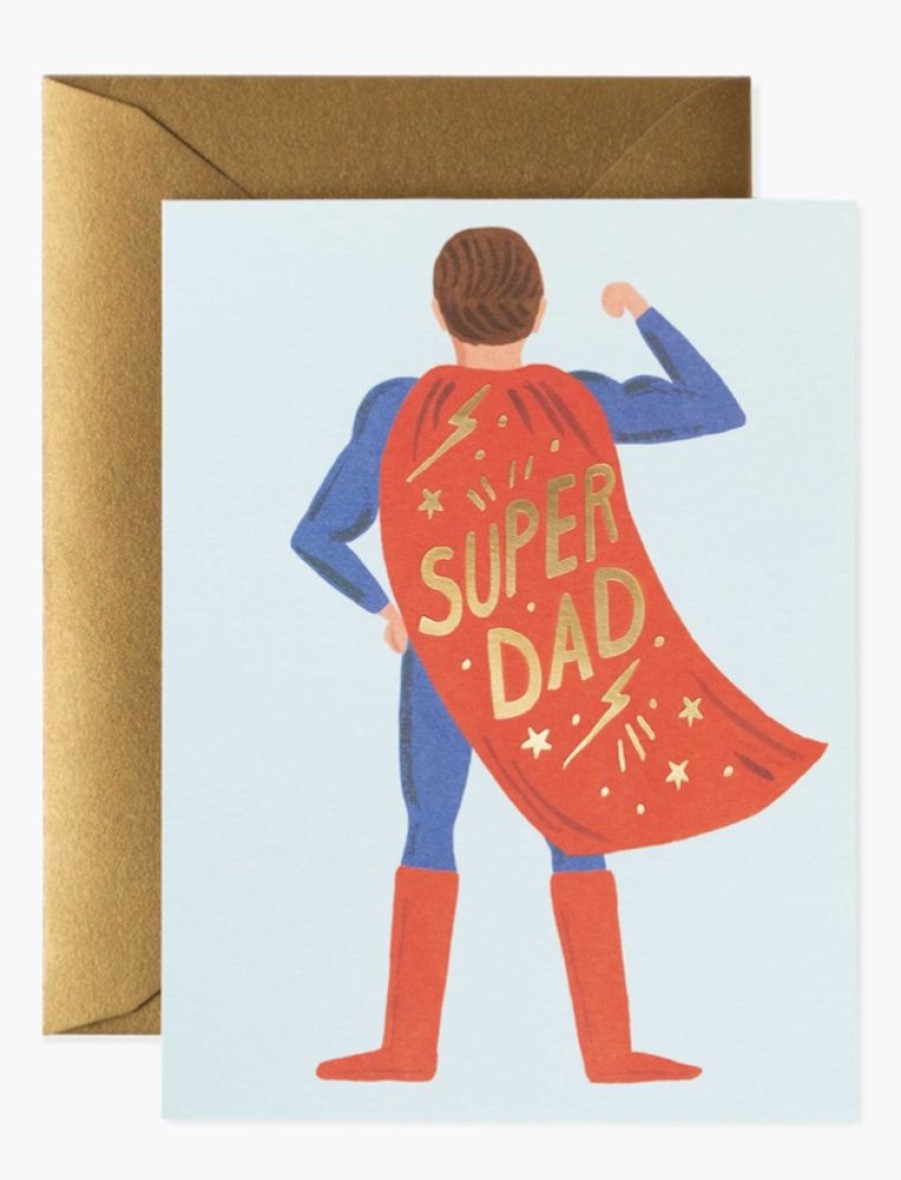 Greeting Cards Rifle Paper Co. Father'S Day | Super Dad