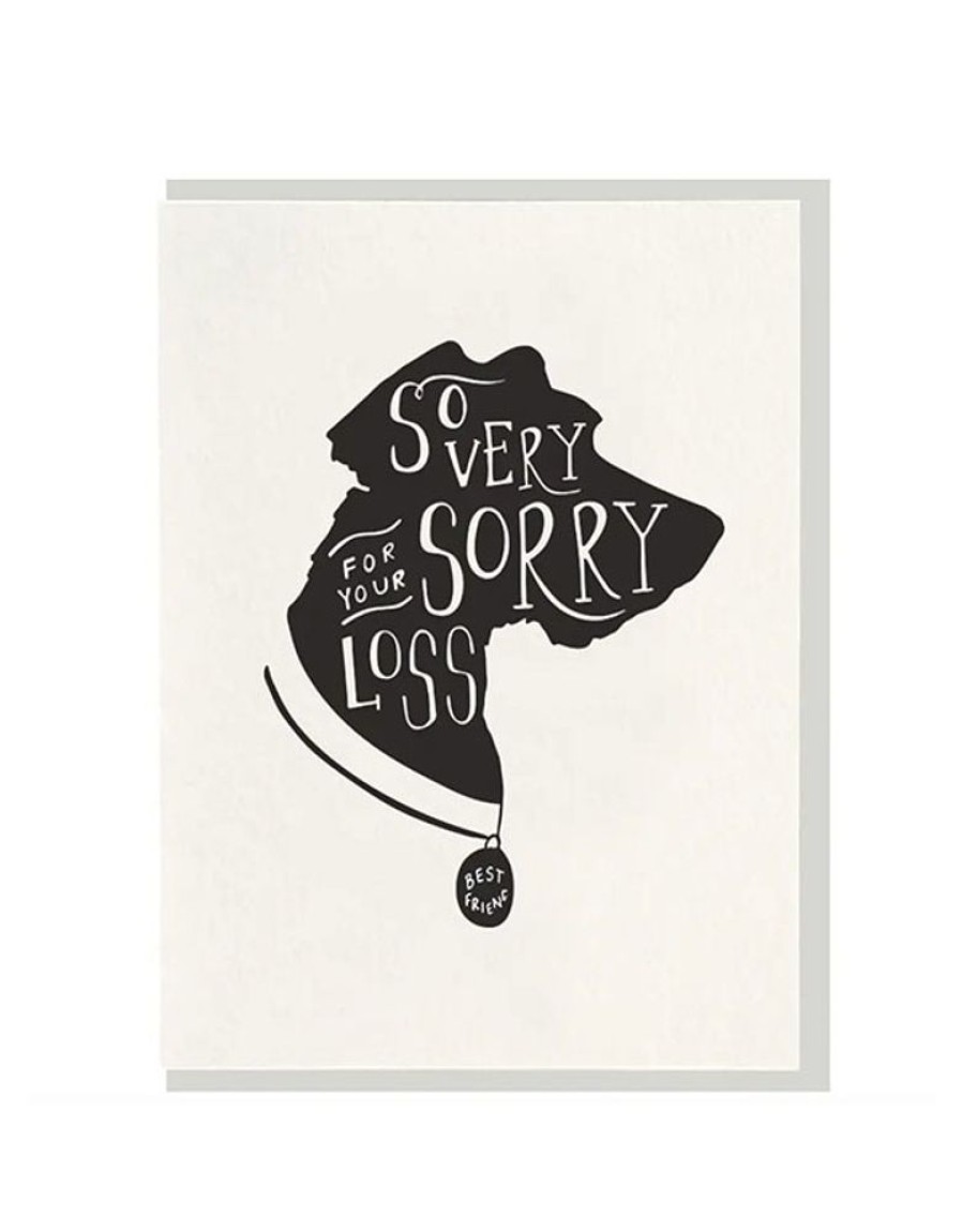 Greeting Cards Dahlia Press | So Very Sorry Dog Sympathy