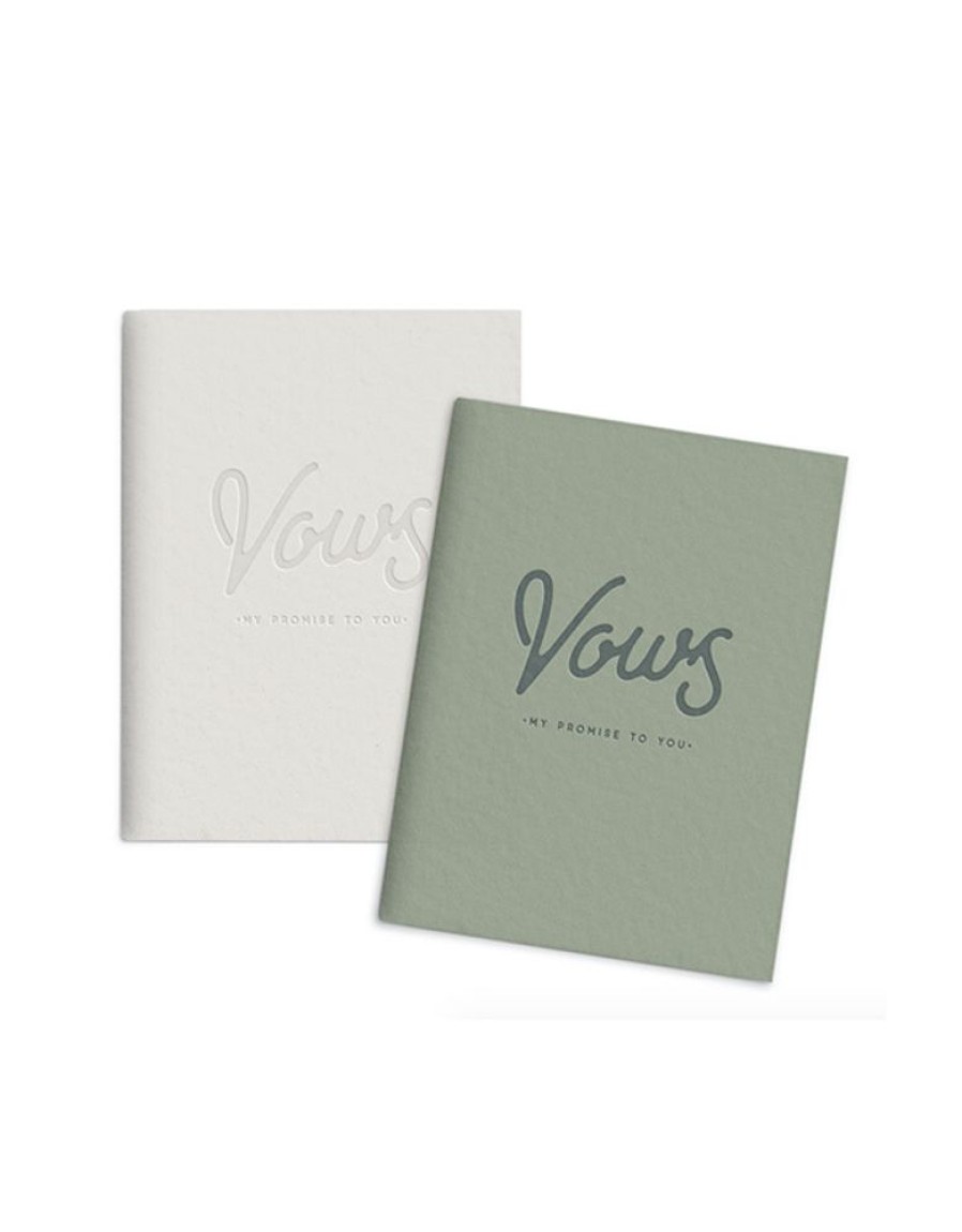 Home & Gift Ruff House Art | Wedding Vows Pocket Notebooks, Set Of 2