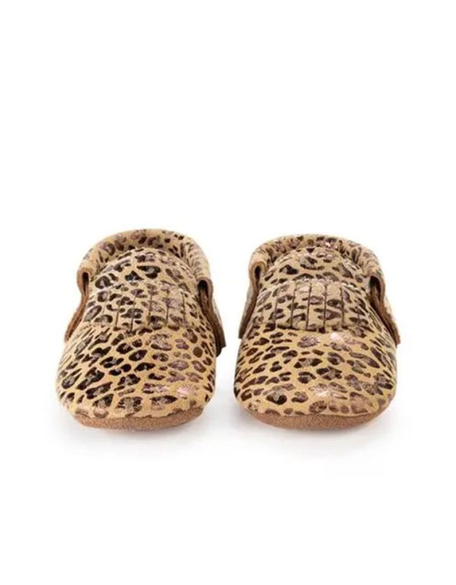 Home & Gift BirdRock Baby | Leopard Genuine Leather Baby Moccasins