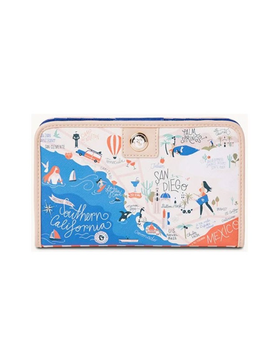 Accessories Spartina | Southern California Snap Wallet