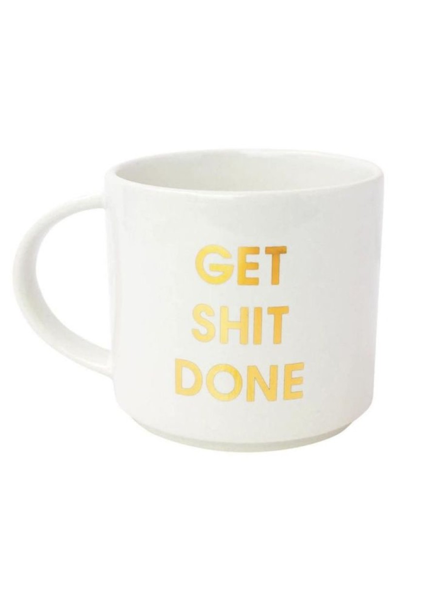 Home & Gift Chez Gagne Letterpress | Get Shit Done Mug