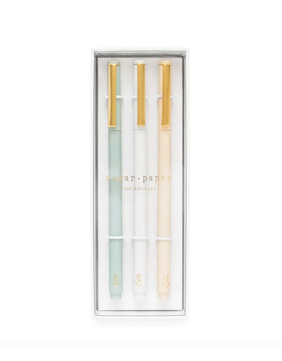 Paper & Office Sugar Paper Pens & Pencils | The Solid Felt Pen, Assorted Set Of Three