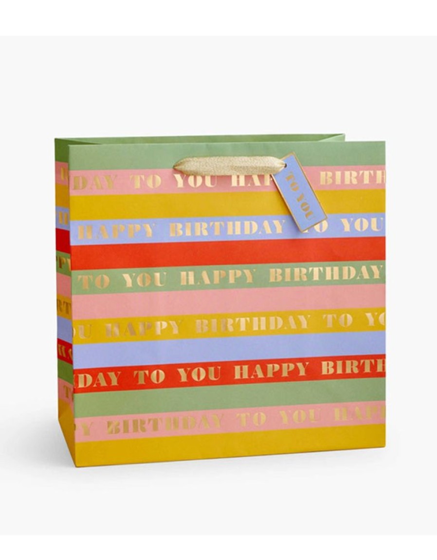 Party & Gift Wrap Rifle Paper Co. Gift Bags | Birthday Wishes Gift Bag, Large