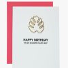 Greeting Cards Chez Gagne Letterpress | Birthday Plant Lady