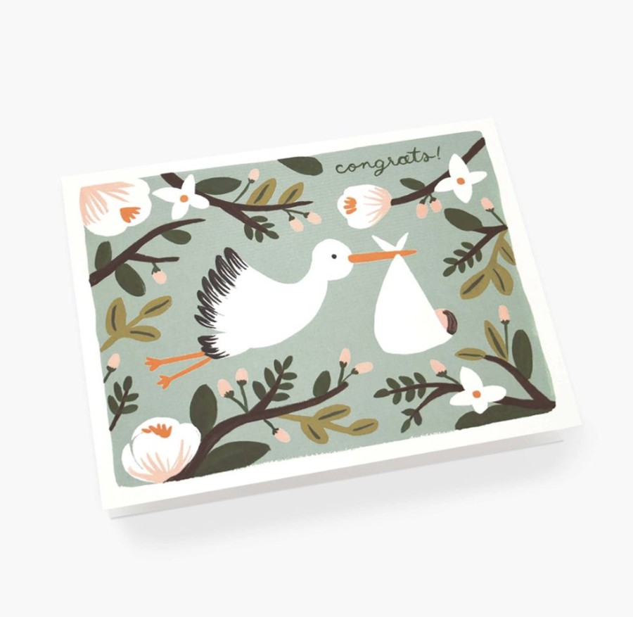 Greeting Cards Rifle Paper Co. | Congrats Stork