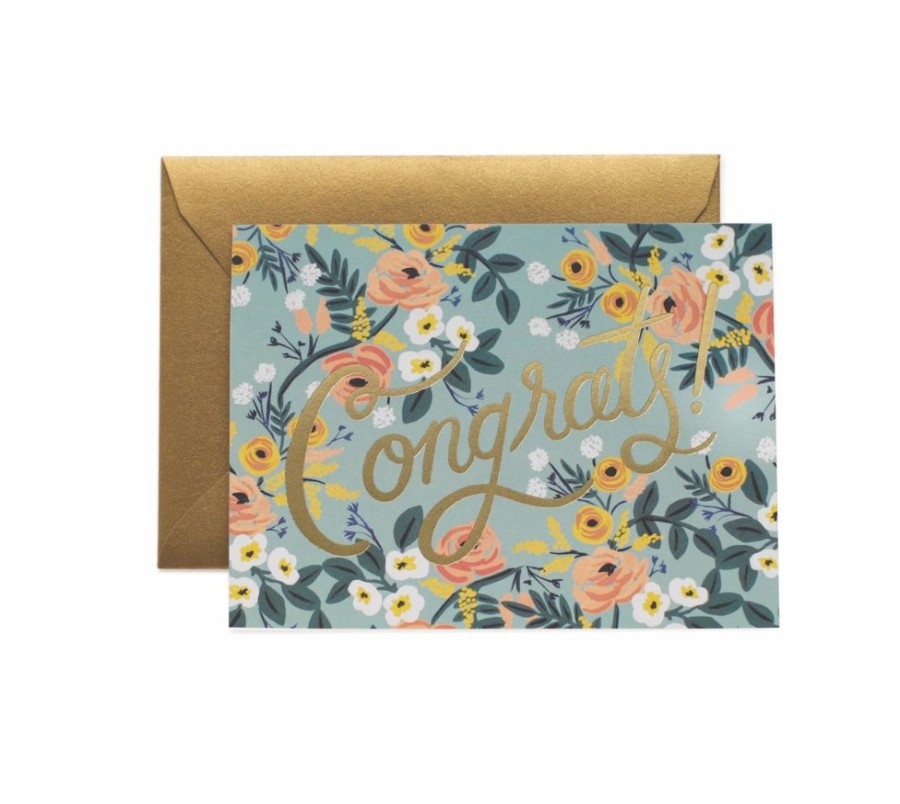 Greeting Cards Rifle Paper Co. | Blue Meadow Congrats