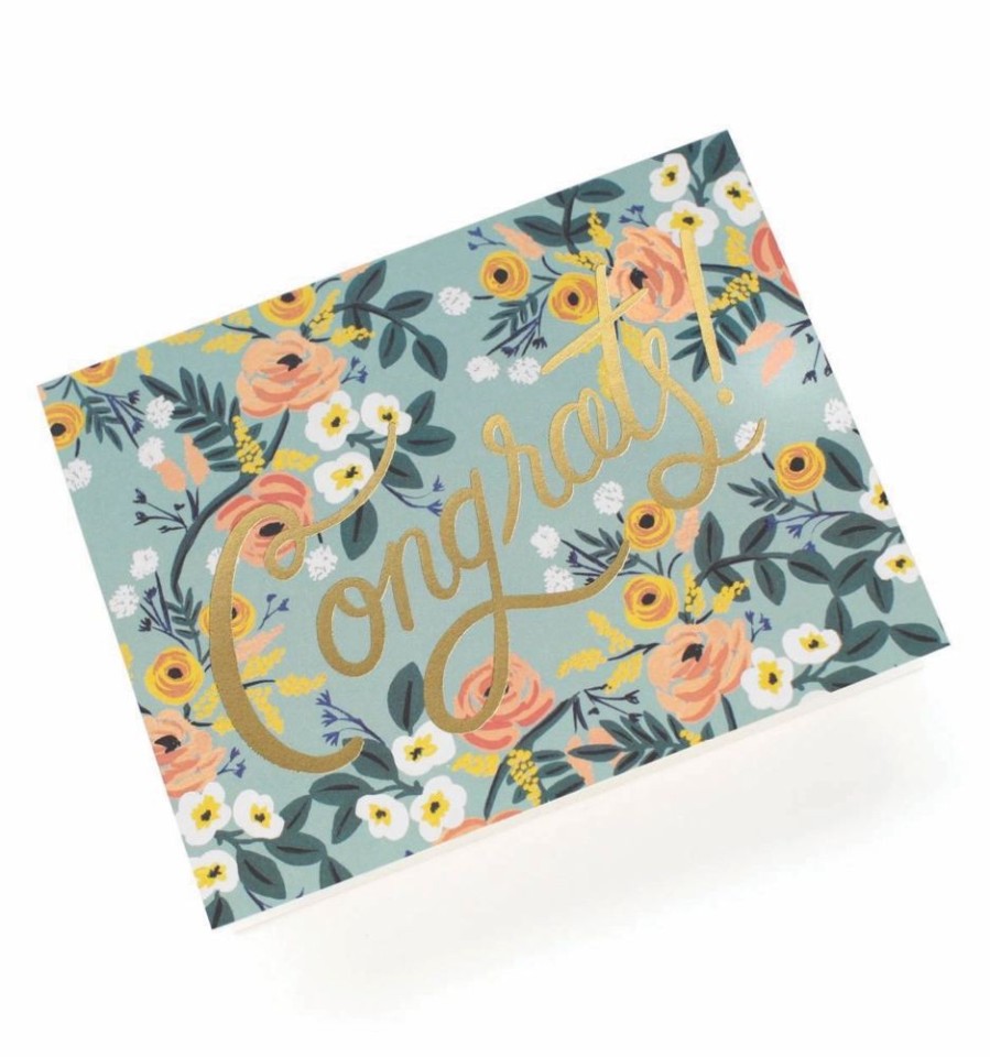 Greeting Cards Rifle Paper Co. | Blue Meadow Congrats